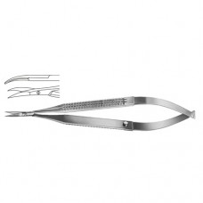 Micro Scissor Curved Stainless Steel, 12 cm - 4 3/4"